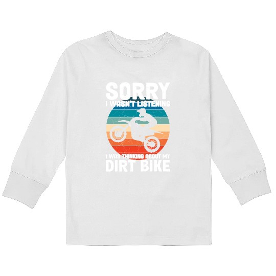 Dirt Biking Dirt Biker Kids Long Sleeve T Shirts