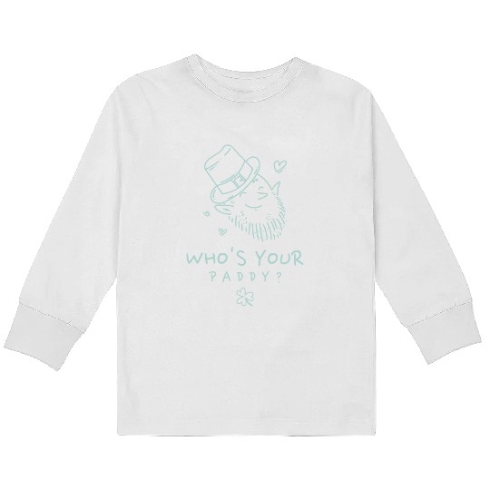 Who’s Your Paddy? Kids Long Sleeve T Shirts