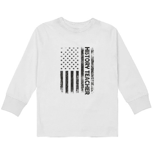 History Teacher School Teaching Student Kids Long Sleeve T Shirts