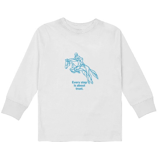 horse trust. Kids Long Sleeve T Shirts