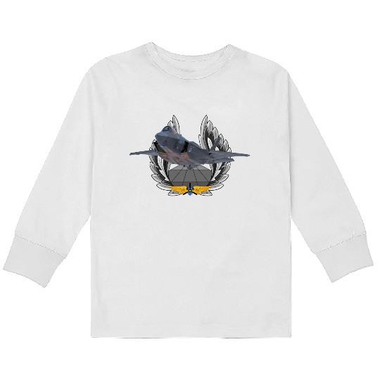 F-35 Lightning II Kids Long Sleeve T Shirts