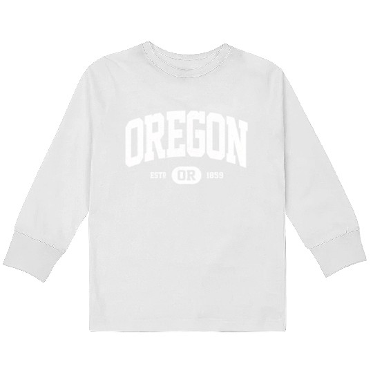 Oregon Oregon Or Kids Long Sleeve T Shirts