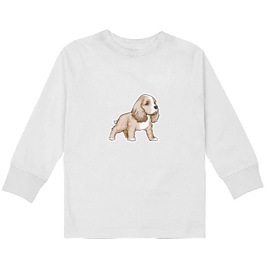Cavalier King Charles Spaniel Kids Long Sleeve T Shirts
