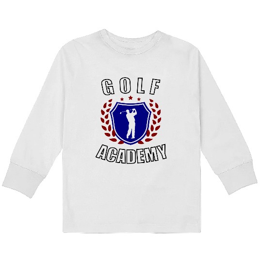 Golf Academy Kids Long Sleeve T Shirts
