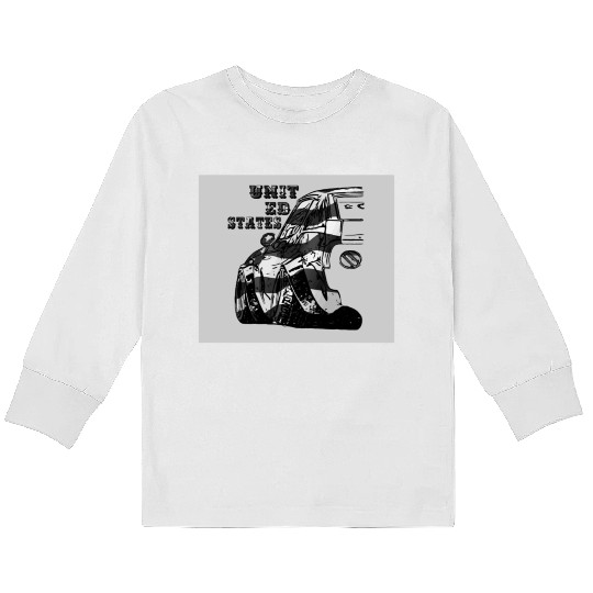 usa auto hellgrau 1 Kids Long Sleeve T Shirts