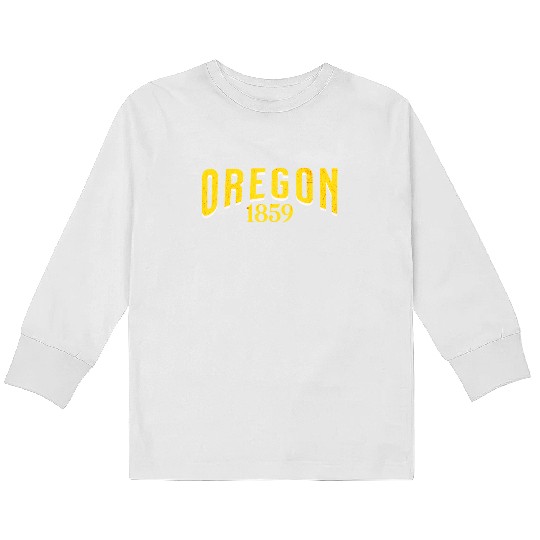 Oregon 1859 Kids Long Sleeve T Shirts