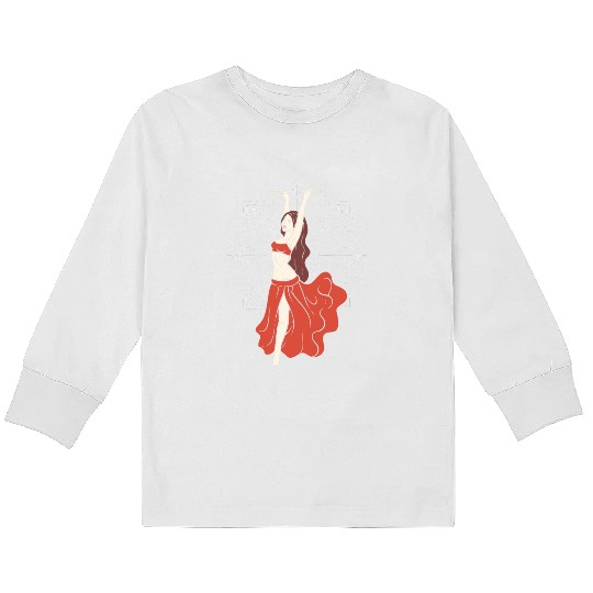 Belly Dance Lover Belly Dancer Instructor Kids Long Sleeve T Shirts
