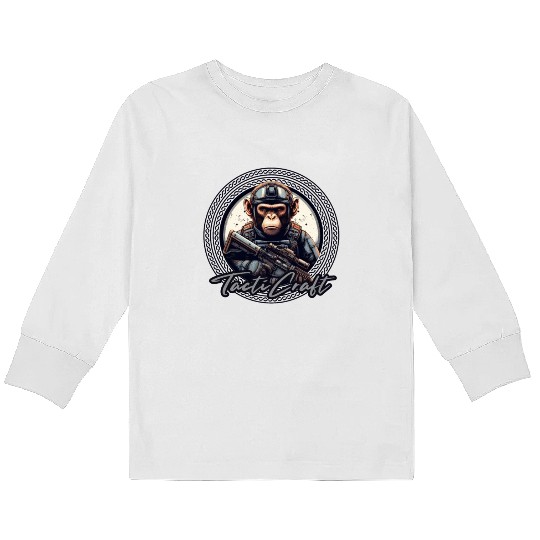 Ape Strong Kids Long Sleeve T Shirts