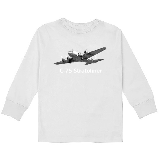 Stratoliner (C-75) Kids Long Sleeve T Shirts