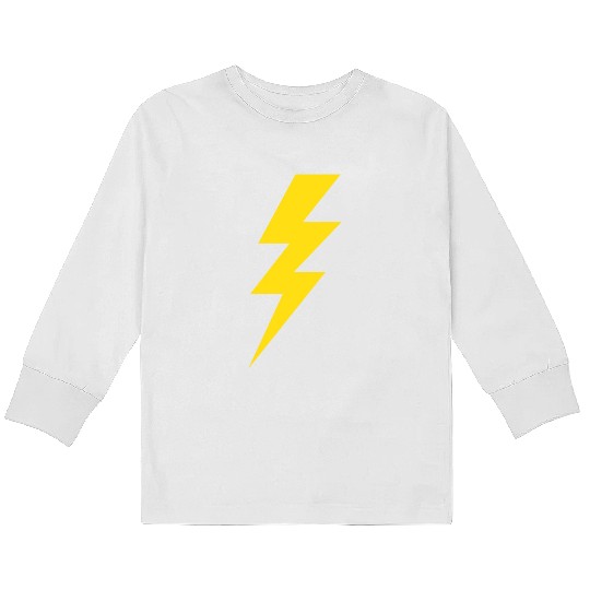 Lightning Bolt Kids Long Sleeve T Shirts