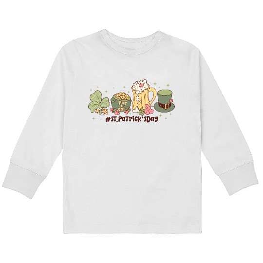 St. Patrick's Day Kids Long Sleeve T Shirts