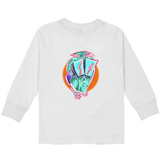 Alien Summer Kids Long Sleeve T Shirts