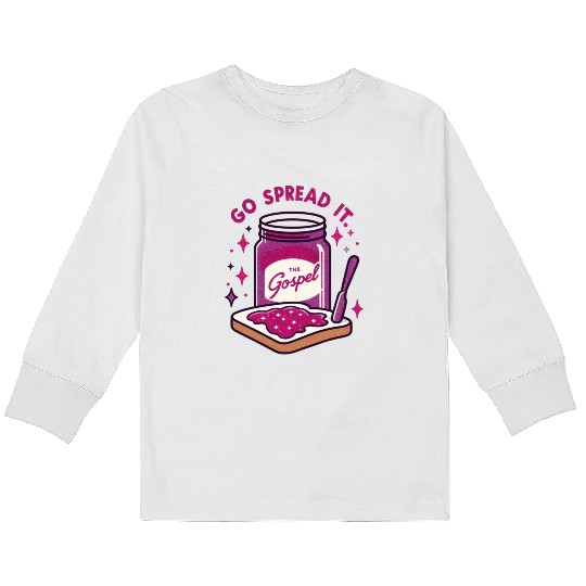 The Gospel,Spread The Word Kids Long Sleeve T Shirts