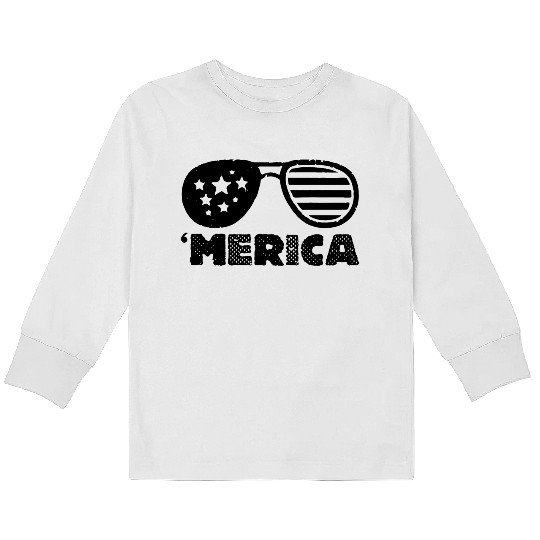 USA vintage merica Kids Long Sleeve T Shirts