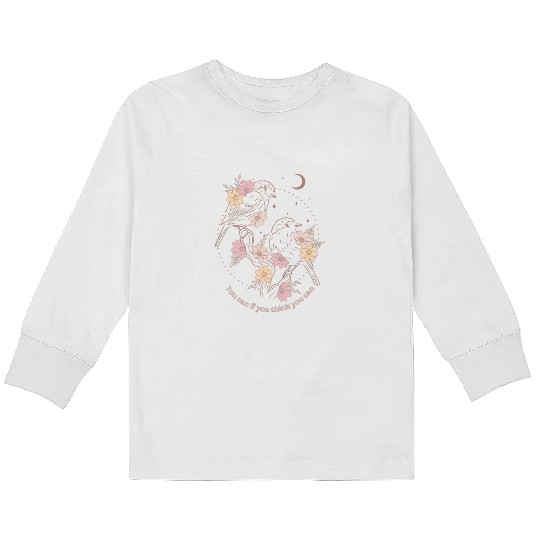Bird design Kids Long Sleeve T Shirts