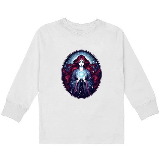 Celestial Oracle Kids Long Sleeve T Shirts