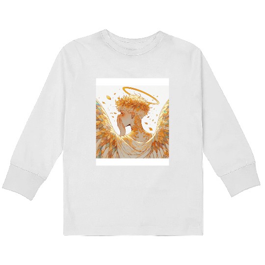 Celestial Embrace Kids Long Sleeve T Shirts