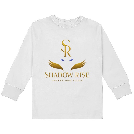Shadow Monarch – Gold Eyes Logo Design Kids Long Sleeve T Shirts