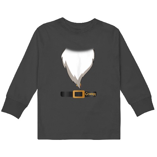 Disneyss Halloween Seven Dwarfs Grumpy Costume Kids Long Sleeve T-Shirts