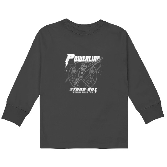 Disney A Goofy Movie Powerline World Tour Outline Poster Kids Long Sleeve T-Shirts