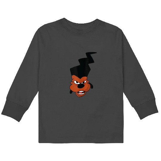 Disney Goofy Movie Powerline Floating Head Kids Long Sleeve T-Shirts