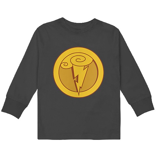 Disneyss Hercules Pocket Lightning Bolt Necklace Kids Long Sleeve T-Shirts