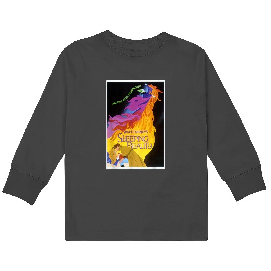 Disneyss Sleeping Beauty Classic Vintage Movie Poster Kids Long Sleeve T-Shirts
