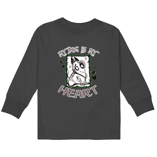 Frankenweenie My Dog is my Heart   : The nightmare dog zero , Nightmare Zero Dog Shirt ,  Zero Nightmare Before Christmas Disney Halloween Kids Long Sleeve T-Shirts