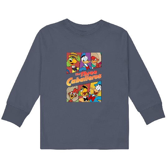 Disney The Three Caballeros All Characters Retro Kids Long Sleeve T Shirts, Animal Kingdom