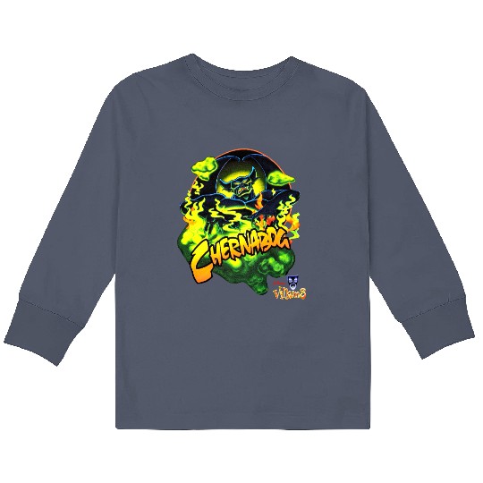 Vintage Chernabog Mickey's House Of Villain Disney Kids Long Sleeve T Shirts