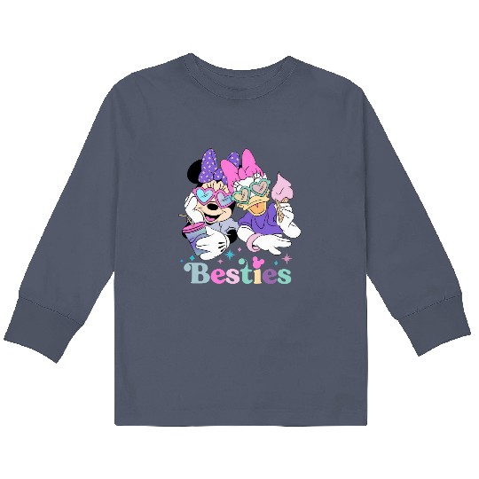 Disney with my Bestie Kids Long Sleeve T Shirts, Disney Kids Long Sleeve T Shirts, Minnie and Daisy Kids Long Sleeve T Shirts, Disneyland Kids Long Sleeve T Shirts, Friends Kids Long Sleeve T Shirts, Besties Kids Long Sleeve T Shirts, Disney Trip Kids Long Sleeve T Shirts