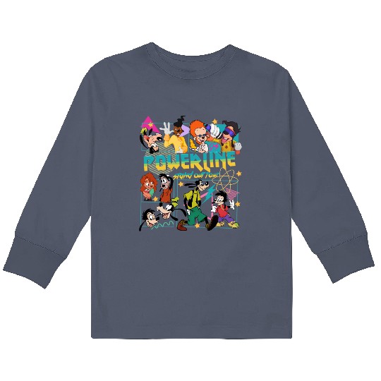 Retro Disney Goofy Movie Powerline Kids Long Sleeve T Shirts, A Goofy Movie