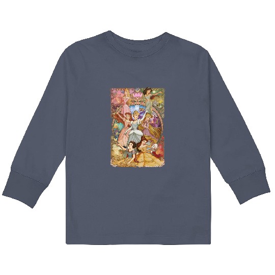 Disney Princess Kids Long Sleeve T Shirts, Disney Princess Kids Long Sleeve T Shirts