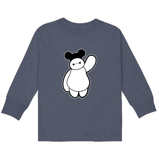 Cute Baymax Kids Long Sleeve T Shirts, Disney Baymax Kids Long Sleeve T Shirts, Big Hero 6 Kids Long Sleeve T Shirts, Mickey Baymax Kids Long Sleeve T Shirts