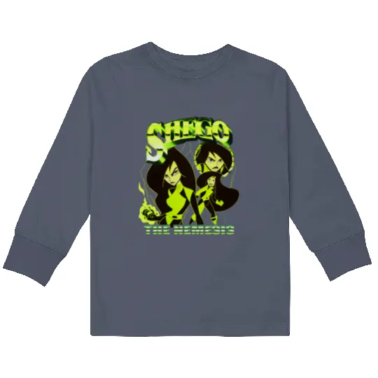 Kim Possible Shego The Nemesis Kids Long Sleeve T Shirts, Disney Kim Possible Clothingx