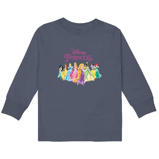 Disney Princess Kids Long Sleeve T Shirts, Disney Princess Character Kids Long Sleeve T Shirts