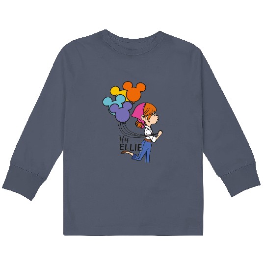His Carl Her Ellie Kids Long Sleeve T Shirts, Carl And Ellie Kids Long Sleeve T Shirts, Up Couple Kids Long Sleeve T Shirts, Disney Couple Gift Kids Long Sleeve T Shirts, Disney Honeymoon Kids Long Sleeve T Shirts, His and Hers, Mr And Mrs