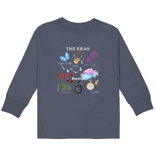 Discover Taylor Eras Tour Kids Long Sleeve T Shirts, Taylor Kids Long Sleeve T Shirts, Taylor Merch