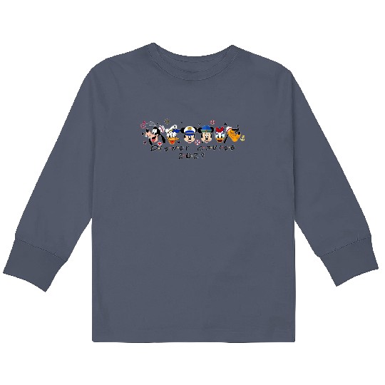 2024 Disney Cruise Kids Long Sleeve T Shirts, Disney Pirate Kids Long Sleeve T Shirts 2024, Mickey and Friends Cruise Kids Long Sleeve T Shirts