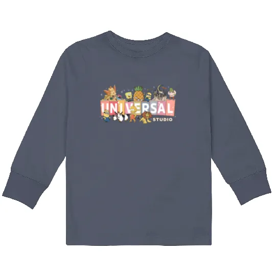 Universal Studios Kids Long Sleeve T Shirts, Disney Hollywood Studios Kids Long Sleeve T Shirts