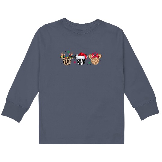 Animal Kingdom Christmas Kids Long Sleeve T Shirts, Disney Christmas Family Kids Long Sleeve T Shirts