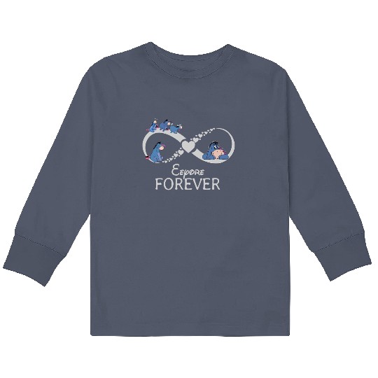 Eeyore Forever Kids Long Sleeve T Shirts, Winnie the Pooh Eeyore, Funny Disney Kids Long Sleeve T Shirts, Family Trip Matching Kids Long Sleeve T Shirts
