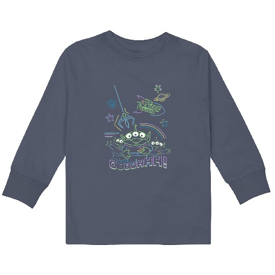 Disney Pixar Alien Pizza Planet Kids Long Sleeve T Shirts, Disney Toy Story Pizza Planet Kids Long Sleeve T Shirts, Disney Pizza Planet Kids Long Sleeve T Shirts, Alien Pizza Planet, HarryHudsonShop