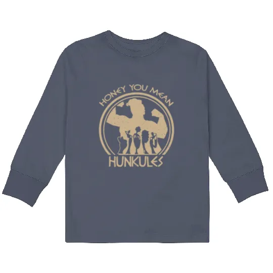 Disney Hercules Diva The Muses Honey You Mean Hunkules Retro Kids Long Sleeve T Shirts, Magic Kingdom WDW Kids Long Sleeve T Shirts
