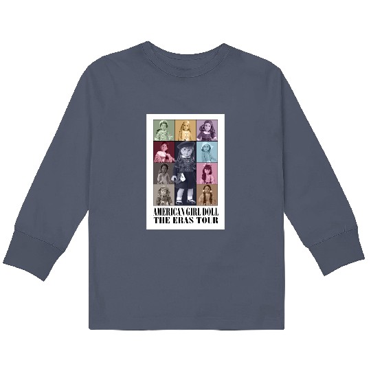 American Girl Doll Eras Tour Kids Long Sleeve T Shirts