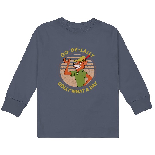 Retro Disney Robin Hood Oo De Lally Golly What A Day Kids Long Sleeve T Shirts, Cartoon Kids Long Sleeve T Shirts, Cute Kids Long Sleeve T Shirts, Gift For Family