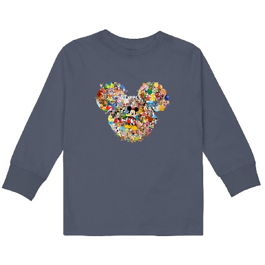 All Disney Characters, Disney Kids Long Sleeve T Shirts, Disney Trip Kids Long Sleeve T Shirts