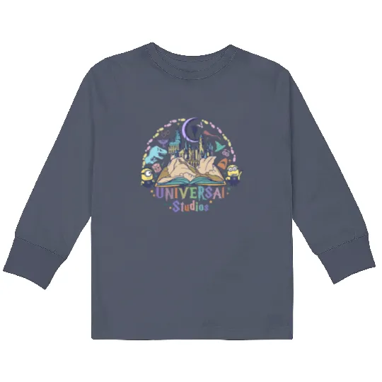 Discover Disney Universal Studios Kids Long Sleeve T Shirts, Universal Studios 2024 Trip Kids Long Sleeve T Shirts, Universal Orlando Kids Long Sleeve T Shirts