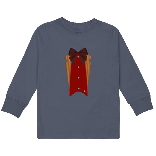 LeFou Easy Costume, Beauty and the Beast Kids Long Sleeve T Shirts, Disney Villains Kids Long Sleeve T Shirts