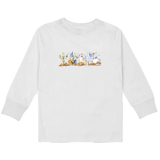 Vintage Disney Princess Belle  Color Kids Long Sleeve T Shirts